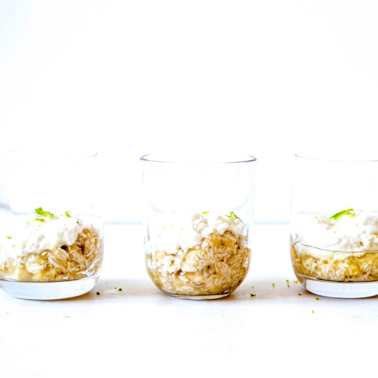 Verrines bananes coco 2