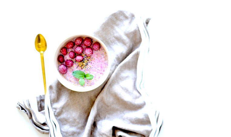 pudding chia lin framboises menthe 2