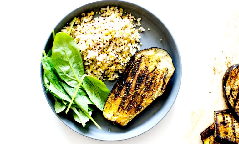 aubergines grillées au miel 4