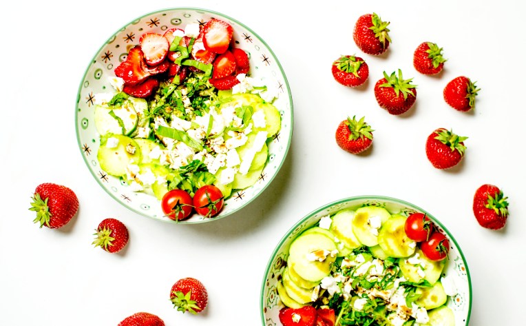 salade grecque aux fraises 2