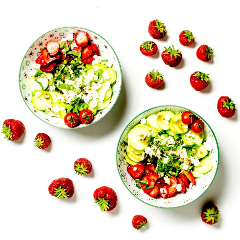 salade grecque aux fraises 3