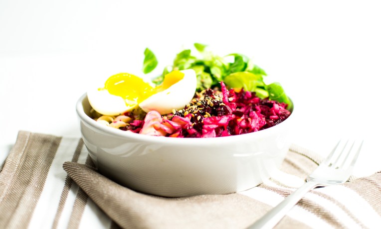 salade tiède fusilli betterave pommes oeuf 6