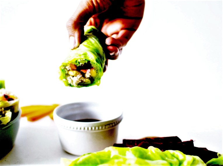 rainbow vegan spring rolls 2