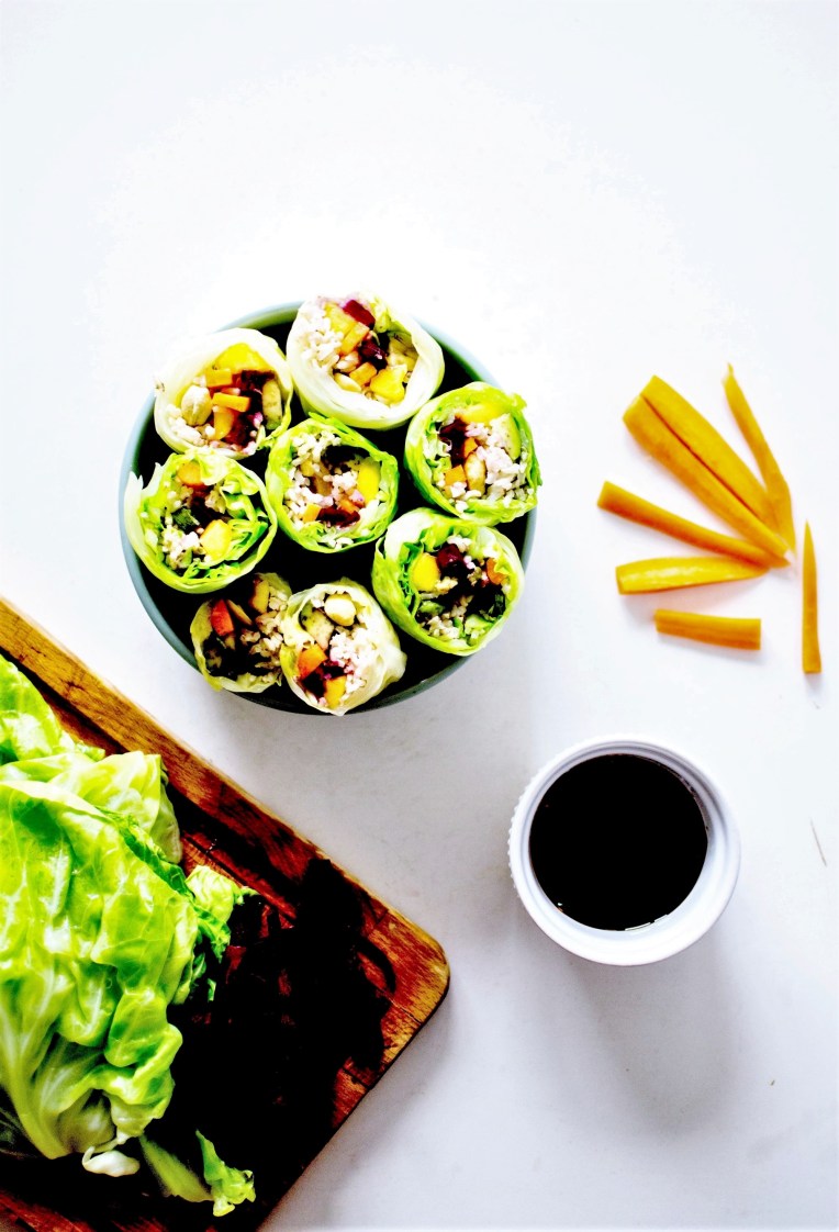 rainbow vegan spring rolls 5