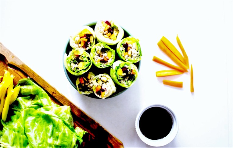 rainbow vegan spring rolls 6
