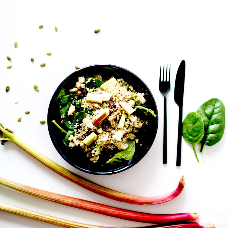 salade quinoa rhubarbe 2