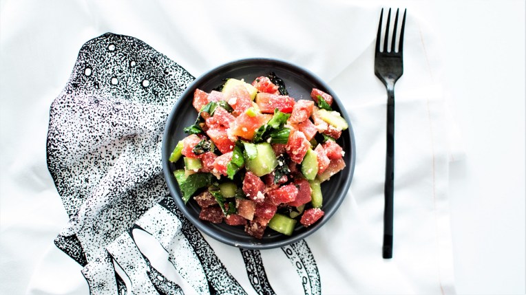 Salade tartare pastèque (2)